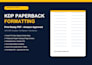 format your paperback book for amazon KDP